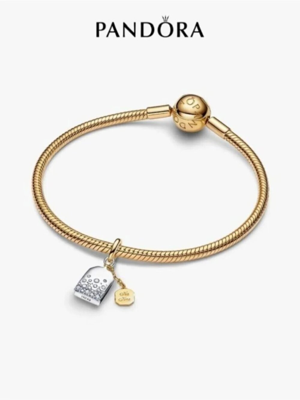 Pandora Bridgerton Tea Bag Dangle Charm